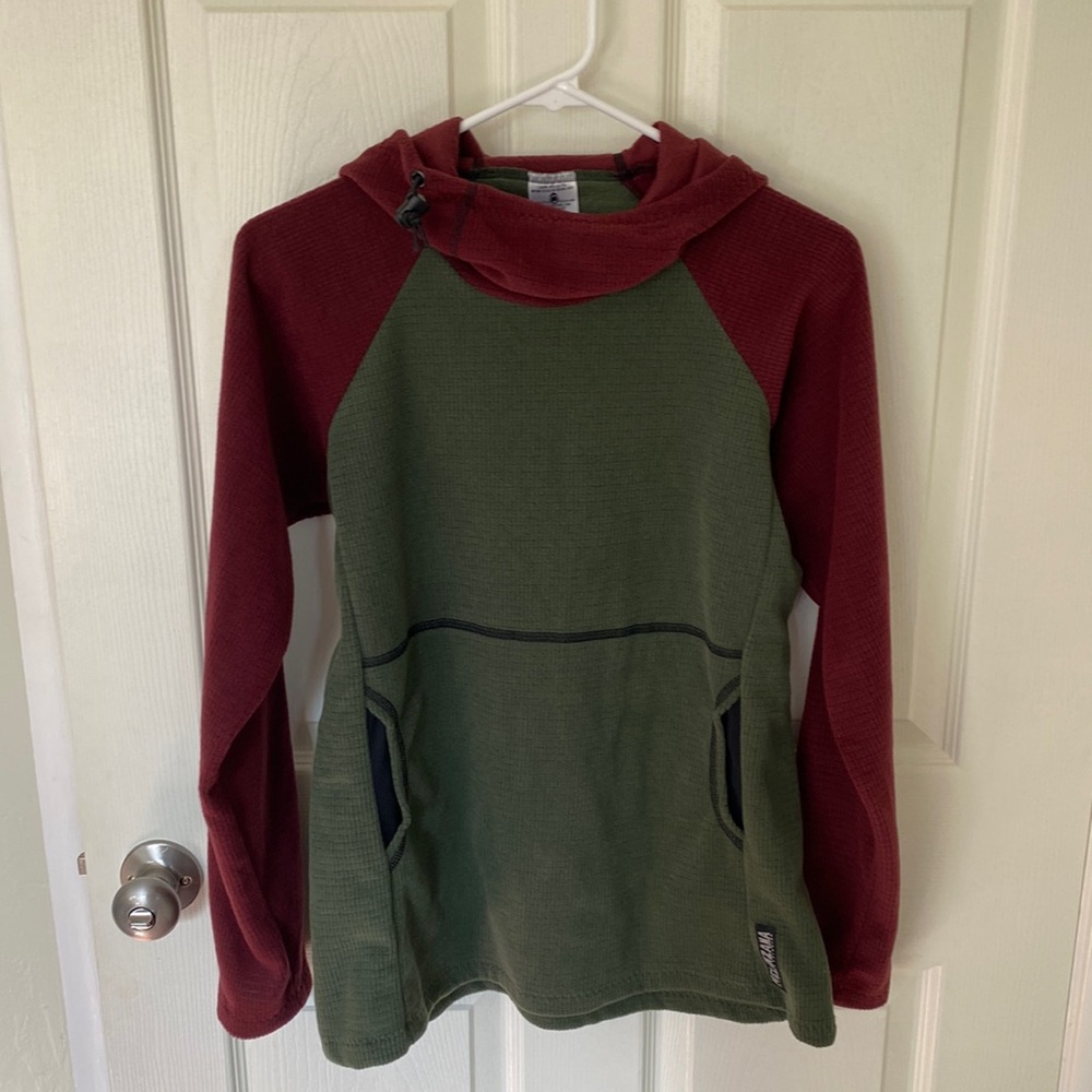 Melanzana microgrid hoodie. Brand new. Never worn. Rare colors!